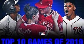 Top 10 Games of the 2019 MLB Season!