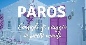 PAROS COSA VEDERE