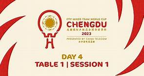 LIVE! | T1 | Day 4 | ITTF Mixed Team World Cup 2023 | Session 1