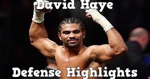 David Haye - Defense Highlights