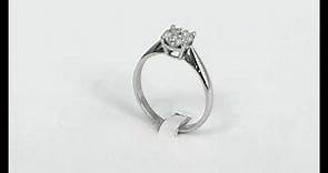1 carat look diamond engagement ring for less than $1000 !!