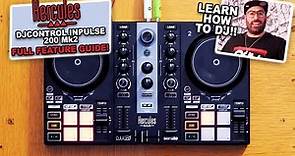 Learn how to DJ on the Hercules DJControl Inpulse 200 Mk2! Full review & feature guide! #TheRatcave