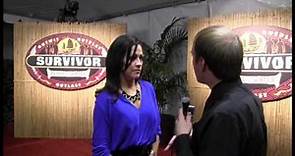 Laura Morett - Survivor: Blood Vs. Water red carpet interview