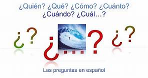 ¿Quién?, ¿Qué?, ¿Cuándo?, ¿Dónde?, ¿Cuánto?, ¿Por qué? ... Las preguntas en español, A1, DELE, 5ème