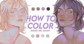 Cómo colorear piel | Teoría del color y cómo armonizar colores