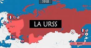 La URSS - Historia y resumen con mapa