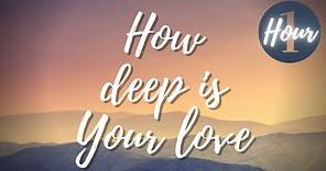 Bee Gees - How Deep Is Your Love - Hour LOOP - English Lyrics Letra en Español - Best Translation