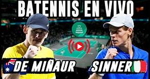 Jannik Sinner vs Alex De Miñaur - Final de la Copa Davis 2023 - Italia vs Australia