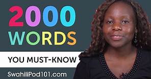 2000 Words Every Swahili Beginner Must Know