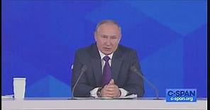 Russian President Vladimir Putin's Annual News Conference