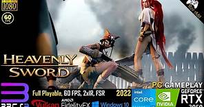 Heavenly Sword PC Gameplay | RPCS3 | Full Playable | PS3 Emulator | 1080p60FPS | 2022 Latest