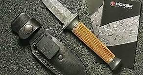 Boker Solingen Germany P08 Damascus Dagger - Forged From a Luger Parabellum Pistol - Retten