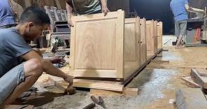 Amazing Design For Woodworking // Ideas To Build a TV Cabinet From Hard Wood For The Living Room