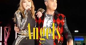 Robbie Williams & Taylor Swift - Angels - Live [On-Screen Lyrics]