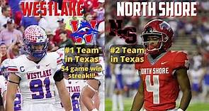 TOP 2 TEAMS IN TEXAS FACE OFF IN THE STATE SEMIFINALS 🔥🔥 Austin Westlake vs North Shore