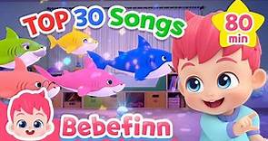 TOP 30 Popular Songs for Kids | +Compilation | Bebefinn Nursery Rhymes for Kids
