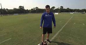 Ball & Foot Contact - How to Kick a Field Goal Series by IMG Academy Football (2 of 5)