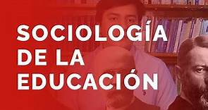 Sociología de la educación: ¿qué es?