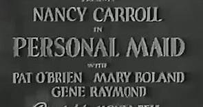 Personal maid (1931) - Nancy Carroll, Gene Raymond