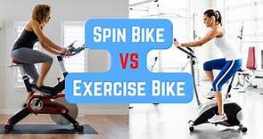Spin Bike vs Exercise Bike - Which one is BETTER? (Differences)