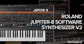 Roland JUPITER-8 Software Synthesizer v2 Overview