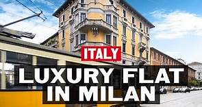 Living in Italy. Touring a luxury apartment in the heart of Milan