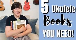 Ukulele BOOKS That YOU NEED!! | Cory Teaches Music