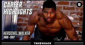 Herschel Walker's "PHYSICAL FREAK" Career Highlights! | NFL Legends