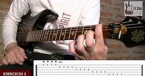 Aprende Como Tocar Guitarra Eléctrica Fácil: Primeros Ejercicios Dedo 1 /Tutorial Mario Freiria TCDG