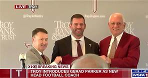 Troy introduces Gerad Parker as new head football coach