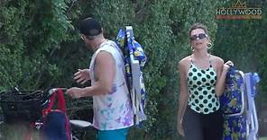 Emily Ratajkowski Enjoys a Beach Day in The Hamptons with husband Sebastian Bear-McClard