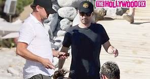 Leonardo DiCaprio & Tobey Maguire Go Yachting Together With Friends Off The Coast Of Ibiza, Spain