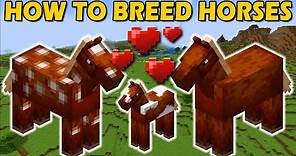 How To Breed Horses In Minecraft - The Perfect Breed