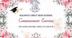 Baldwin Girls' High School Commencement Exercises 2023 - 2024
