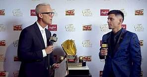 Andrés Giménez Interview Live At The 65th Annual Rawlings Gold Glove Award Ceremony