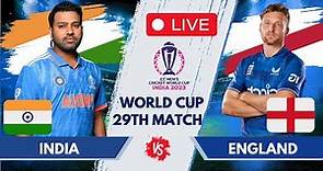 Live: India vs England, 29th match, Lucknow | Live Scores | IND Vs ENG | 2023 live match today