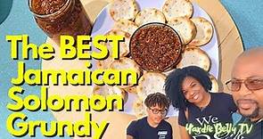 HOW TO MAKE THE BEST JAMAICAN SOLOMON GRUNDY | SMOKED RED HERRING DIP RECIPE