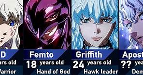 Evolution of Griffith in Berserk
