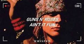 Guns N' Roses - Ain't It Fun (Subtitulada Al Español)