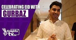 Heartfelt Eid celebrations with Rahmanullah Gurbaz | #KnightsTV | TATA IPL 2024