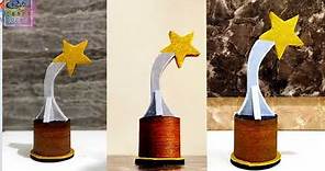 How to make Trophy with cardboard for Kids