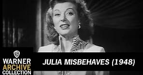 Original Theatrical Trailer | Julia Misbehaves | Warner Archive
