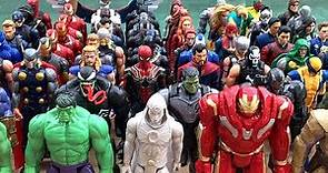 70 Action Figures Marvel Avengers, Thor, Hulk, Thanos, Iron Man, Captain Marvel, Hulkbuster, Toys
