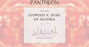 Leopold V, Duke of Austria Biography - Duke of Austria from 1177 to 1194
