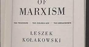 Leszek Kolakowski's "Main Currents of Marxism" #Kolakowski #Marxism #Founders #GoldenAge #Books