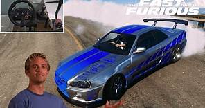 Rebuilding Nissan Skyline GTR (Brian O'Conner - Fast & Furious) - Forza Horizon 5 - Logitech G29