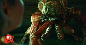 Resident Evil: Death Island (2023) - Lickers Attack Leon & Jill Scene | Movieclips