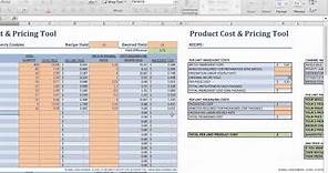 Food Product Cost & Pricing Tutorial