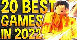 Top 20 Best Roblox Games to play in 2022