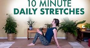 10-Minute Daily Stretch Routine | Yoga for Flexibility & Recovery with Jen Hilman